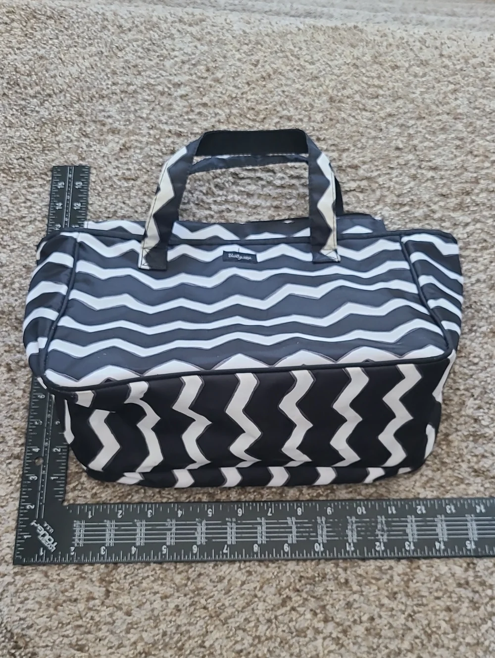 thirty-one Black and White Chevron  Tote